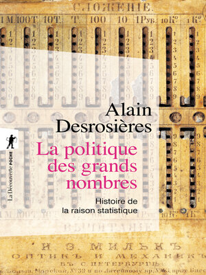 cover image of La politique des grands nombres